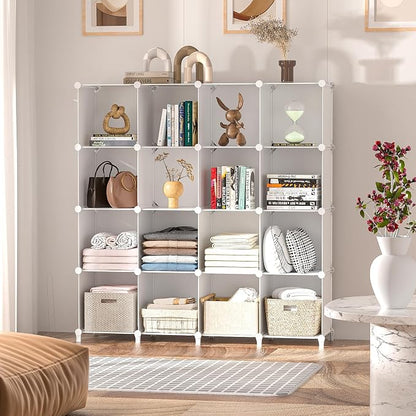 Neprock 16 Cubby Storage Organizer, Closet Clothes Storage Organizer, Cube - Image 2