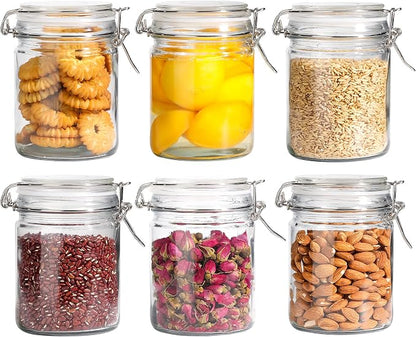 ComSaf 6-Pack 25oz Straight Sided Glass Jars by ComSaf