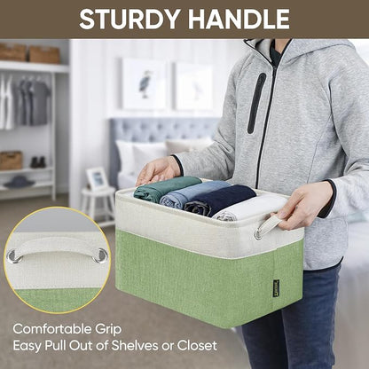 BALEINE 2 Pack Fabric Closet Storage Bins - Image 9