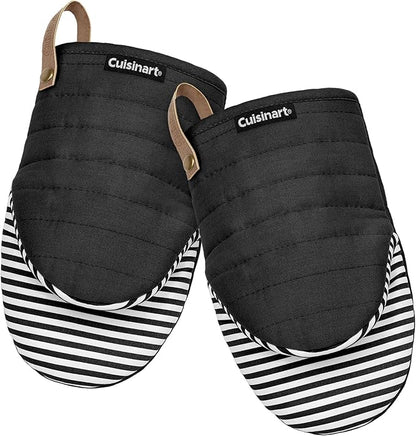 Cuisinart Mini Oven Mitts – 5.5” x 8” Heat-Resistant Kitchen Mitts by BestBrands