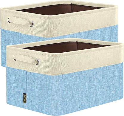 BALEINE 2 Pack Fabric Closet Storage Bins by BALEINE