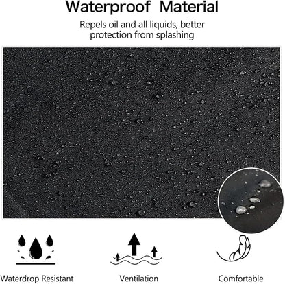 Homsolver 2 Pack Waterproof Rubber Aprons, Heavy Duty Butcher - Image 3