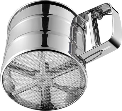 Flour Sifter, Stainless Steel Sifter by Rondauno