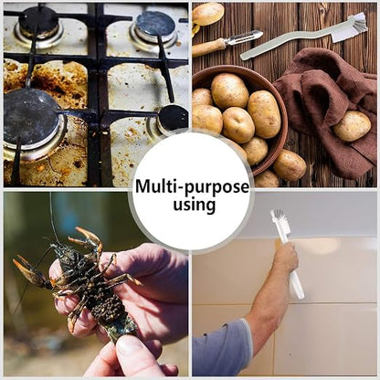 Patelai 4 Pieces Cleaning Brush Sets Small Scrub Brush Household Use - Image 5