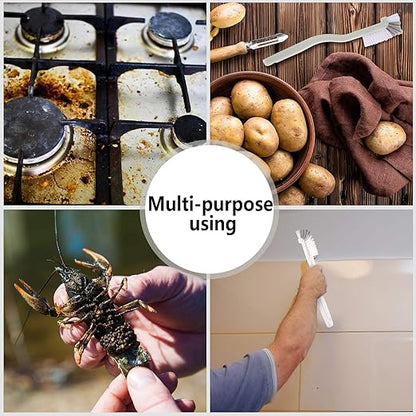 Patelai 4 Pieces Cleaning Brush Sets Small Scrub Brush Household Use - Image 5