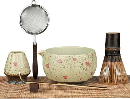 Matcha Whisk Set, 7-Piece Matcha Kit by GleeNflux