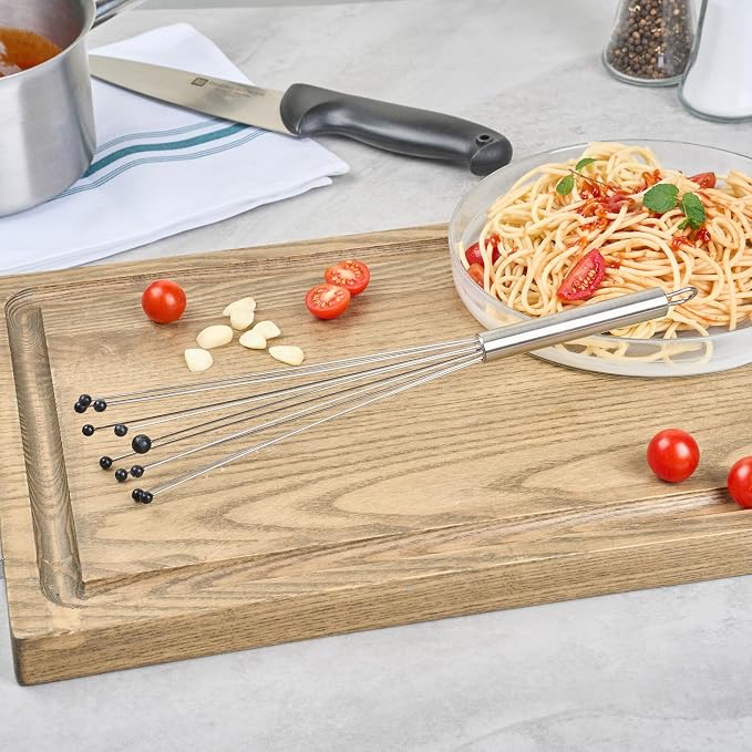 Restaurantware 12.5 in Stainless Steel Ball Whisk - Image 7