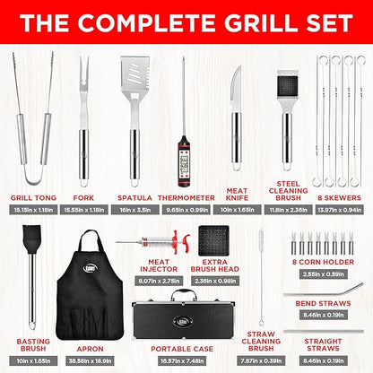 Kaluns 32 Psc Grilling Accessories, Dad Gifts - Image 4