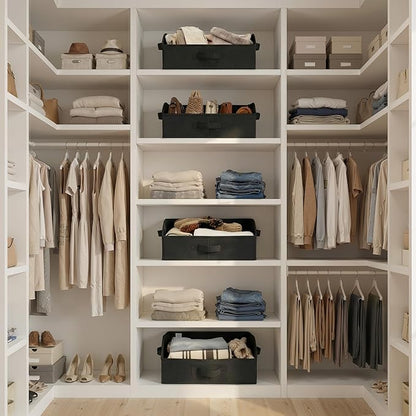 GRANNY SAYS Purse Organizer for Closet, Trapezoid Storage Bins, Closet - Image 3