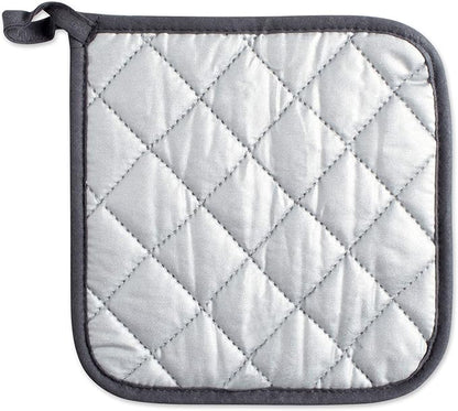 DII Basic Terry Collection Quilted 100% Cotton, Mineral Gray, 3 Piece - Image 10