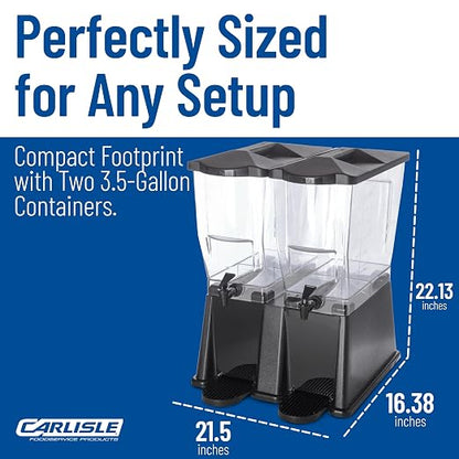 Carlisle FoodService Products Trimline Double Base Rectangular Beverage - Image 3