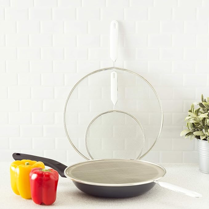 Home Basics 3-Piece Splatter Screen Set - Image 2