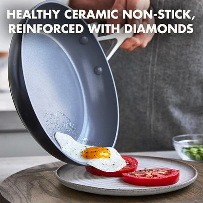 GreenPan Valencia Pro Hard Anodized Healthy Ceramic Nonstick 8" Frying Pan - Image 4