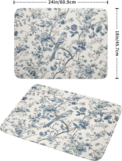 Chinoiserie Trees Dish Drying Mat - Image 2