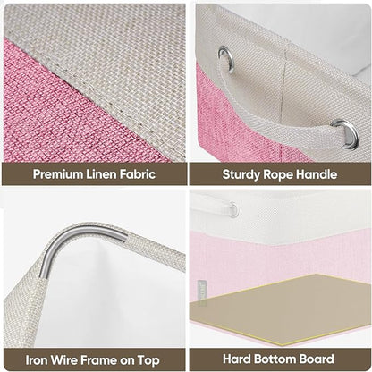 BALEINE 3 Pack Fabric Closet Storage Bins - Image 4
