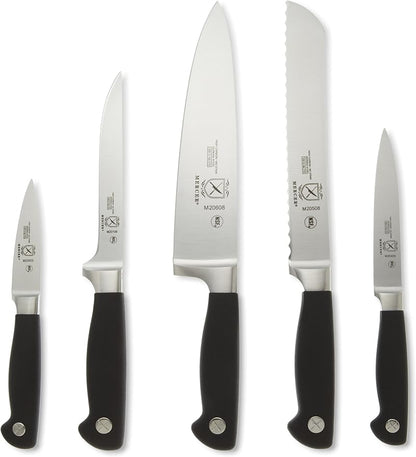 Mercer Culinary M20000 Genesis 6-Piece Forged Knife Block Set, Tempered Glass - Image 3