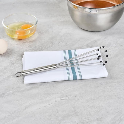Restaurantware 10.5 in Stainless Steel Ball Whisk - Image 3