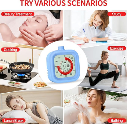 Digital Visual Timer for Kids 12hours Countdown countup Kitchen Timer Student - Image 6