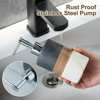 Ceramic Dish Soap Dispensers Set, Shower Soap Dispenser - Image 4