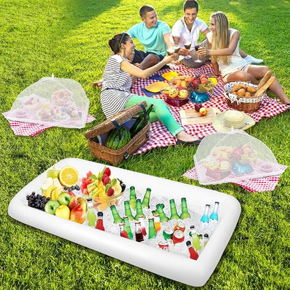 1PCS Inflatable Serving Bars and 3PCS Mesh Food Umbrella Covers Tent - Image 4