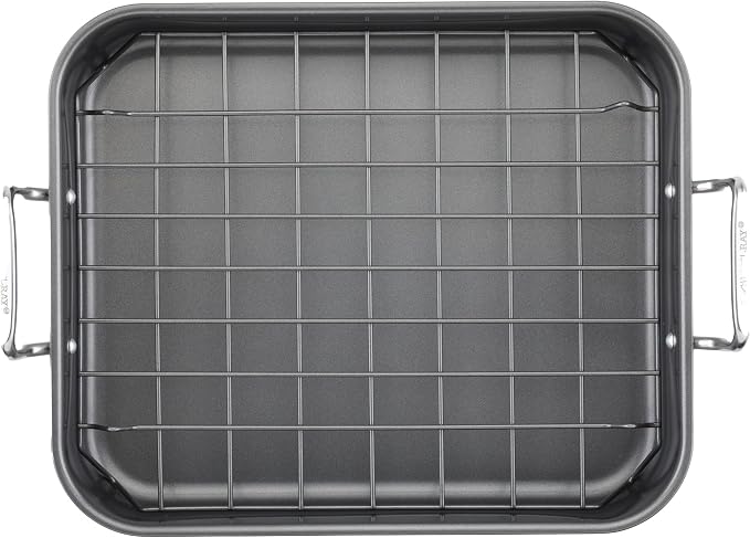 Rachael Ray Bakeware Nonstick Roaster/Roasting Pan - Image 11