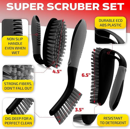 Scrub Brush Set of 3pcs - Image 2