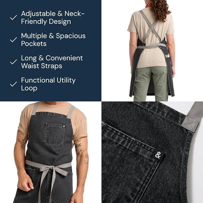 hedley & bennett Crossback Apron - Image 4