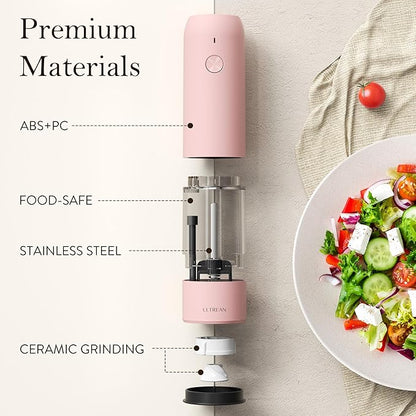Ultrean Pepper Grinder, Rechargeable Salt and Pepper Grinder - Image 5