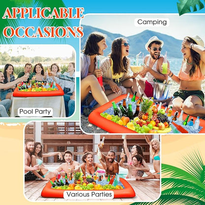 Leitee 3 Pcs Inflatable Serving Bar Kit Includes Salad Buffet Tray - Image 6