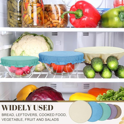 10 Pack Cloth Bowl Covers for Bread Rising - Image 3
