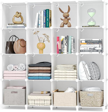 Neprock 16 Cubby Storage Organizer, Closet Clothes Storage Organizer, Cube by Neprock