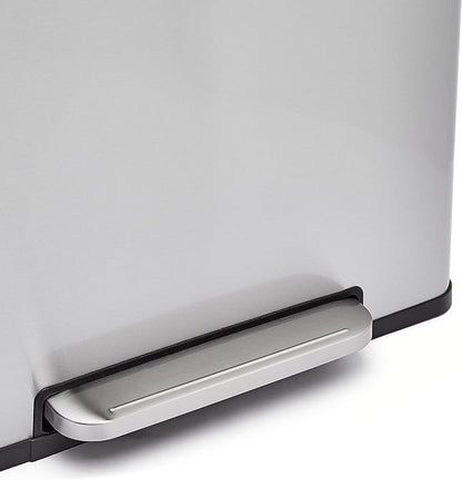 Amazon Basics Dual Compartment Recycling Trash Can - Image 6