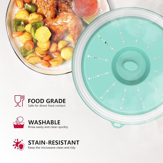 WVM Microwave Splatter Cover Vented - Image 3