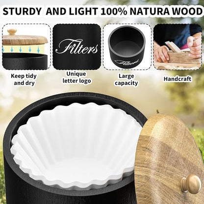 Wooden Coffee Filter Holder - Image 6