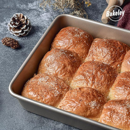 9 x 13 Inch Nonstick Rectangle Cake Pan, Deep Dish Loaf Pan - Image 4