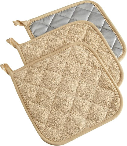 DII Basic Terry Collection Quilted 100% Cotton, 3 Piece by DII