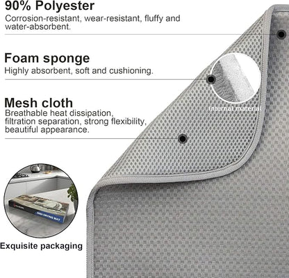 2 Pack Dish Drying Mat, Dish Drying Mats - Image 4