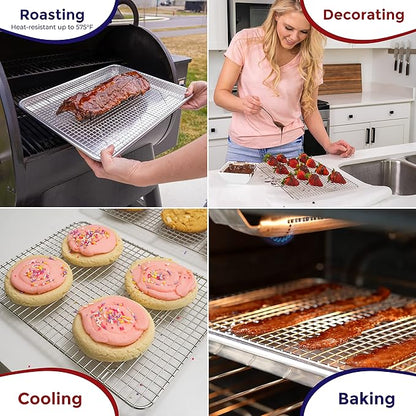 KITCHENATICS 100% Stainless Steel Cooling Racks - Image 5