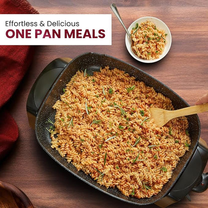 Elite Gourmet EG-6203# Extra Deep 16"x13" Non-Stick Electric Skillet - Image 7