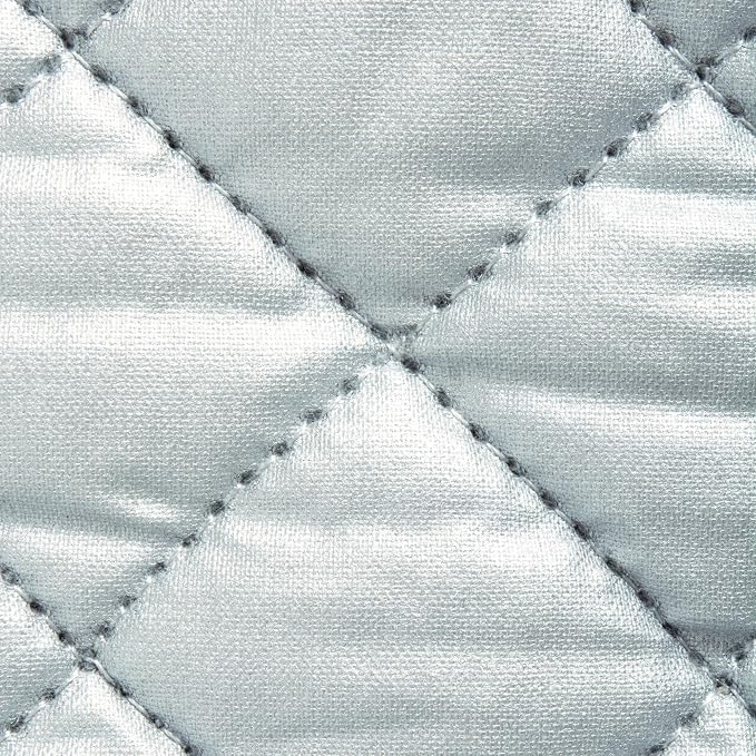 DII Basic Terry Collection Quilted 100% Cotton, French Blue, 3 Piece - Image 6
